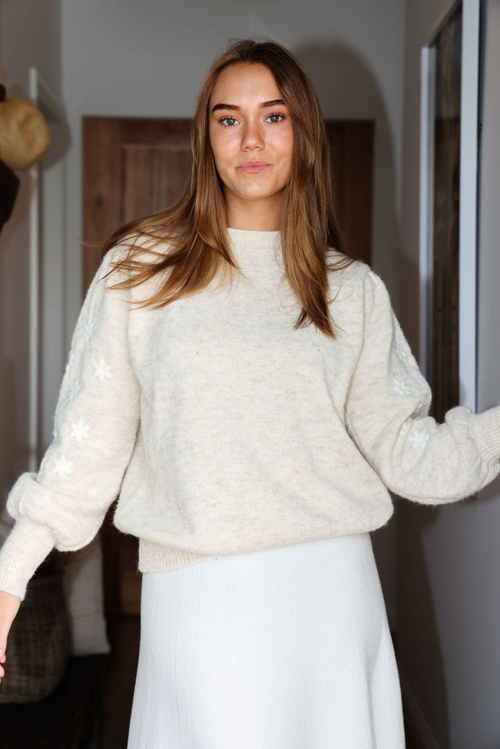 Blanca Jumper - Cream & White