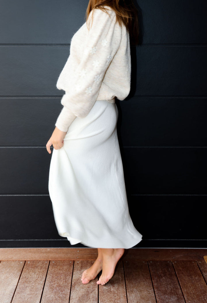 Blanca Jumper - Cream & White
