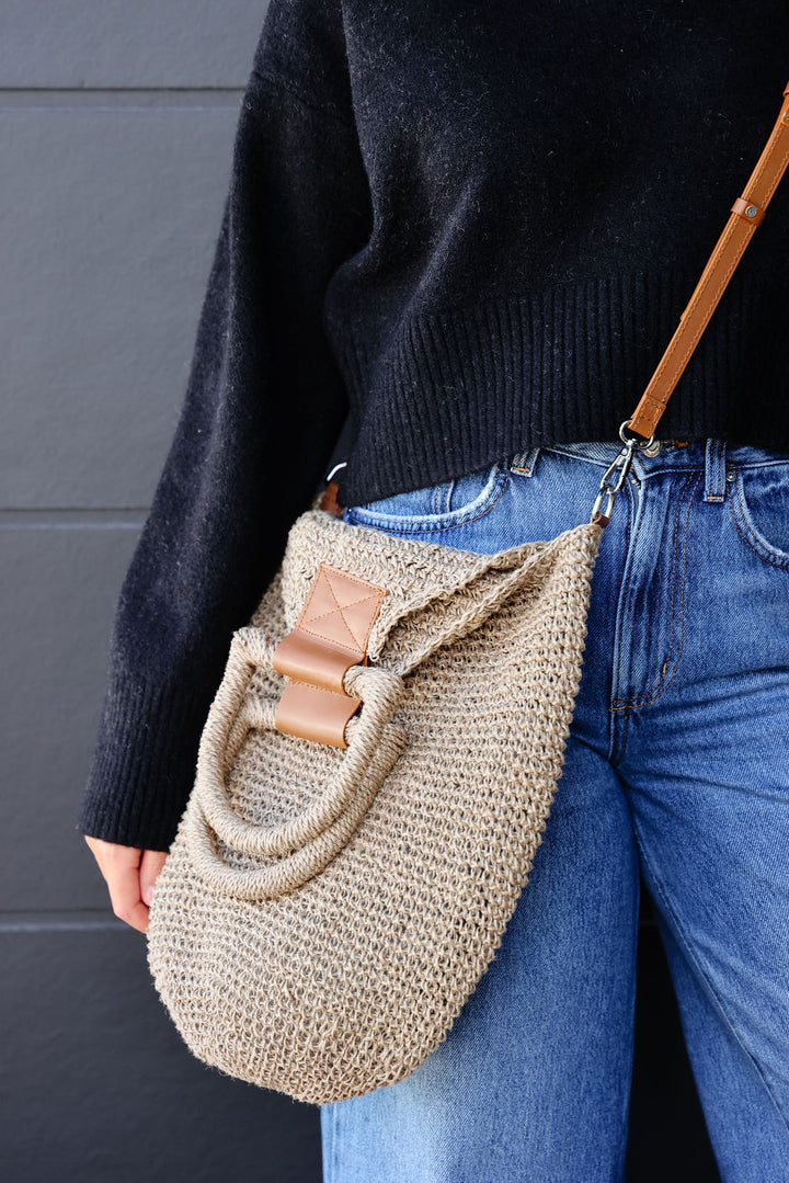Cove Bag - Jute & Leather