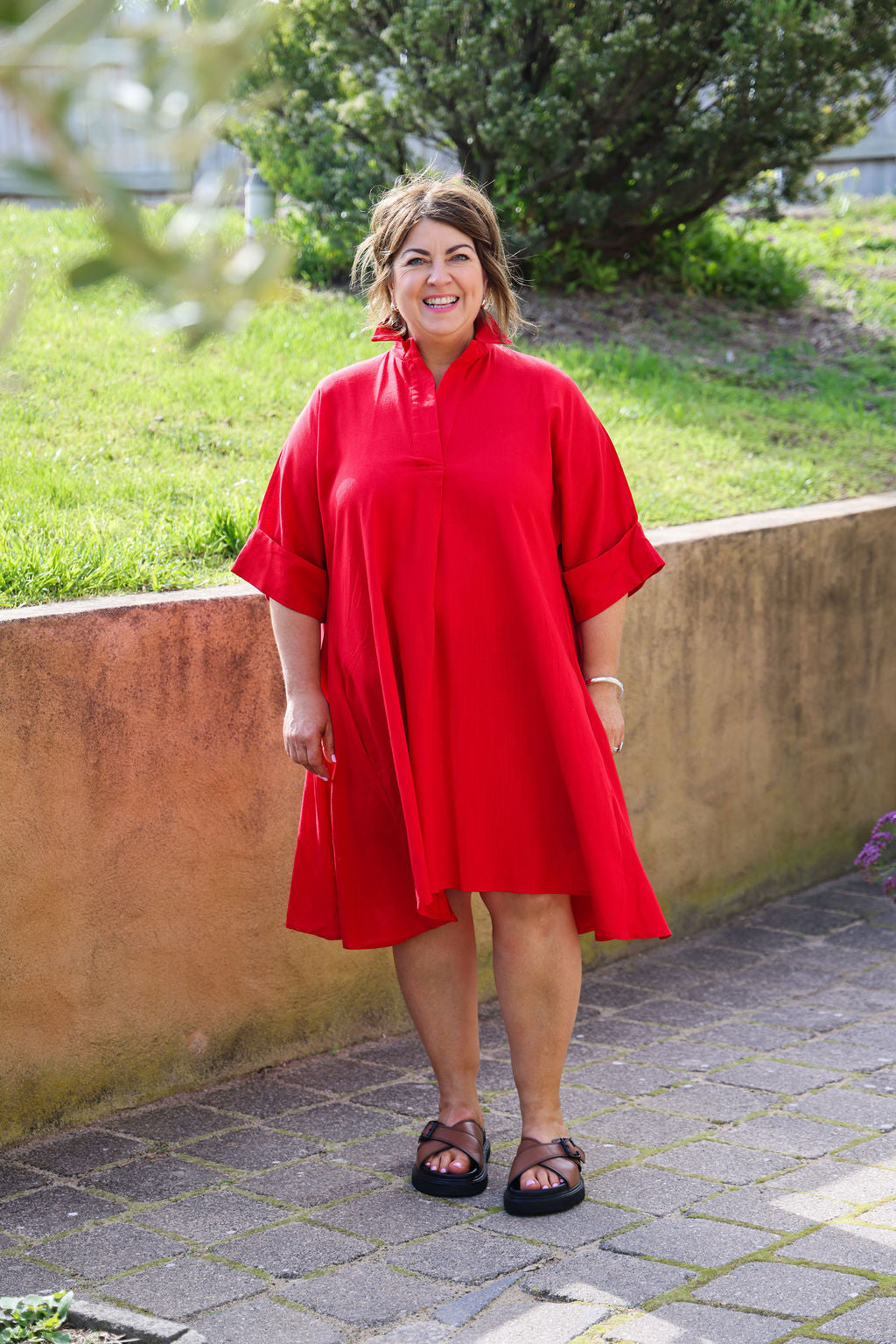 Varley Dress - Chilli