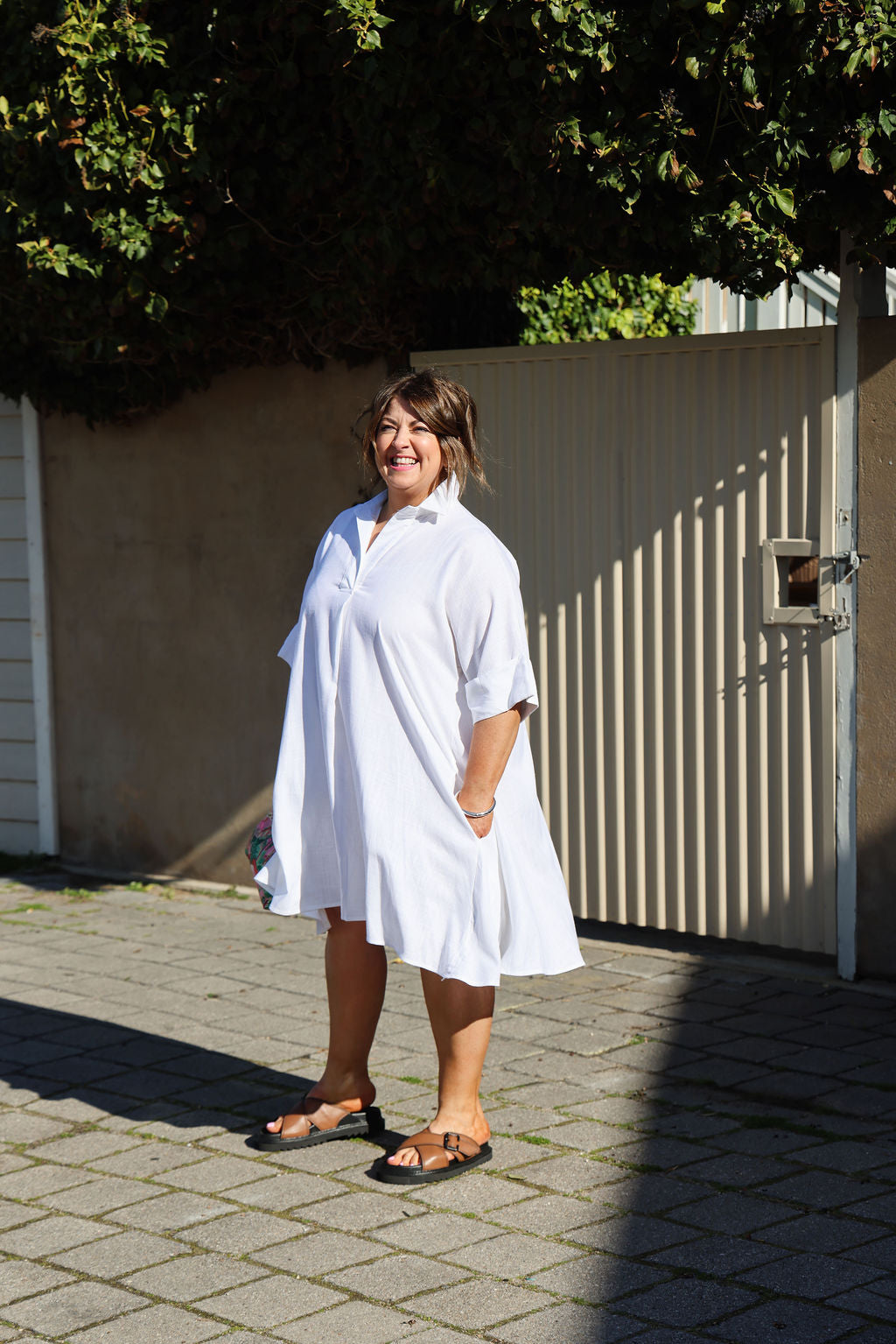 Varley Dress - White