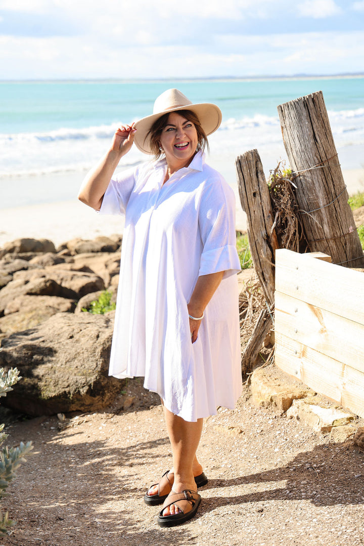 Varley Dress - White