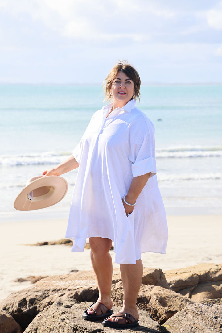 Varley Dress - White