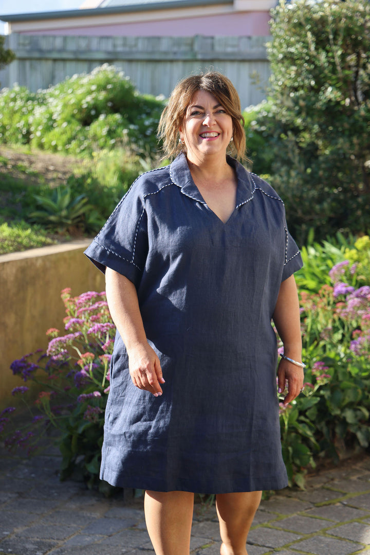 Rosie Dress - Navy