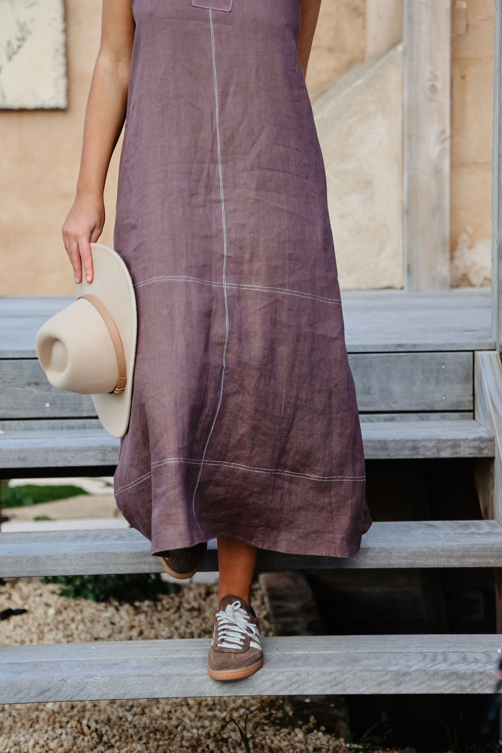 Willow Dress - Chocolate & Mint