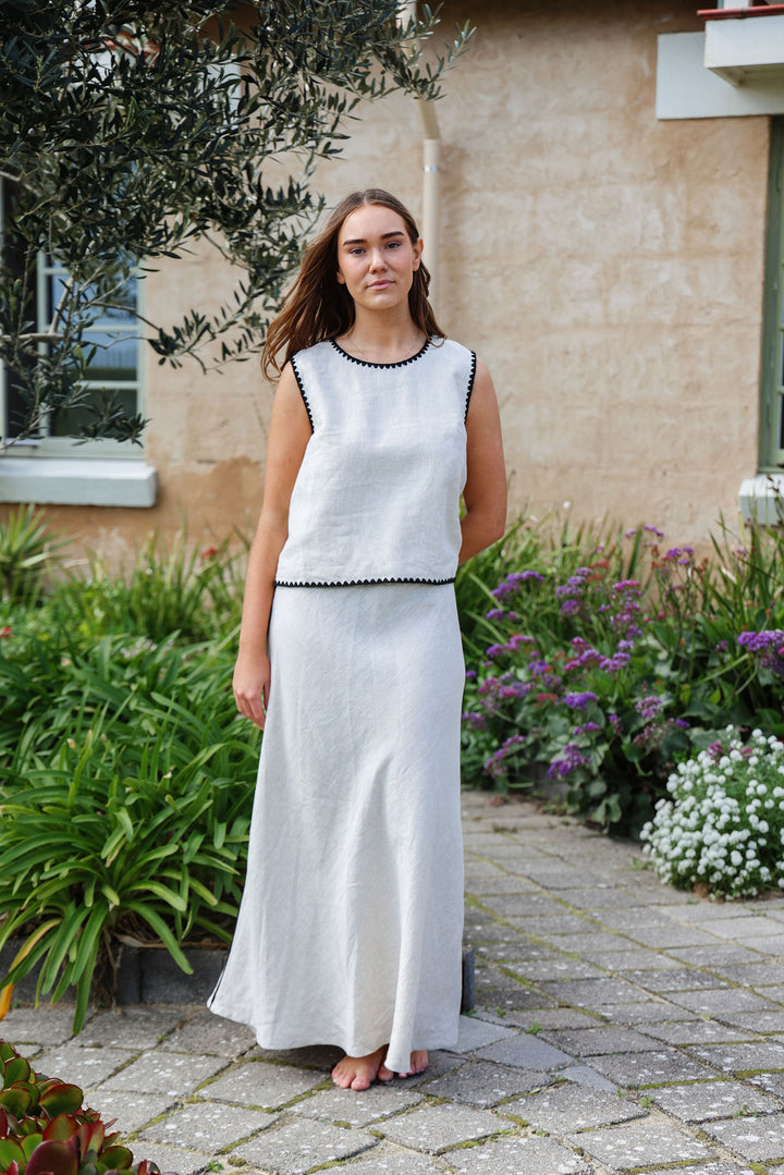 Remy Skirt - Natural & Black