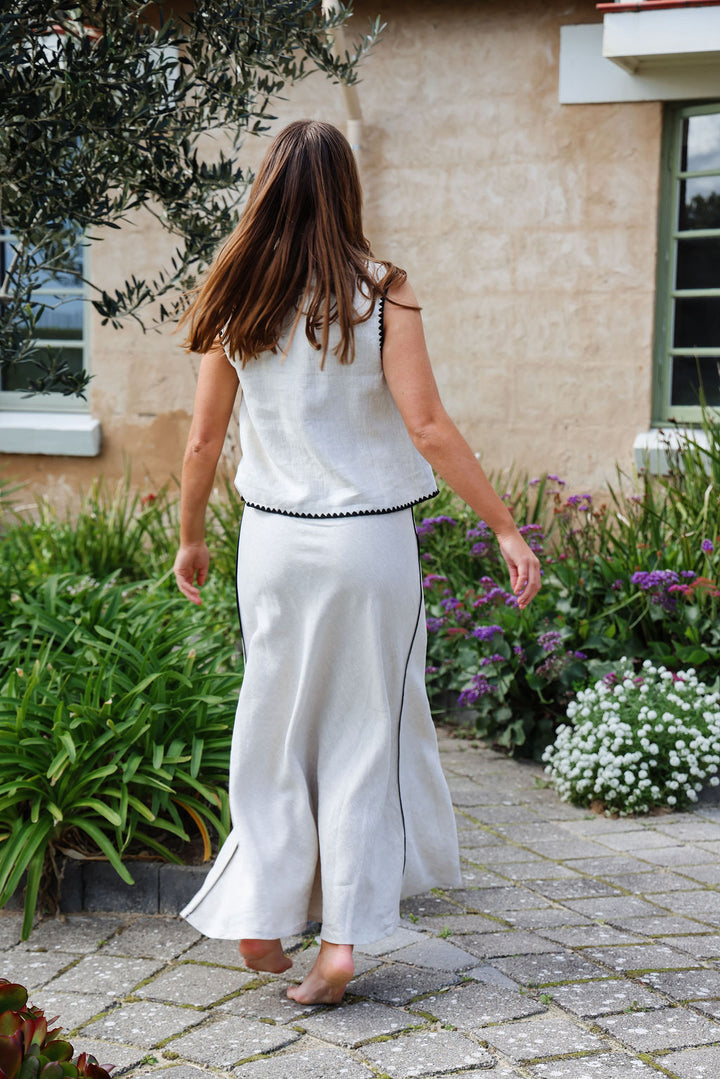 Remy Skirt - Natural & Black