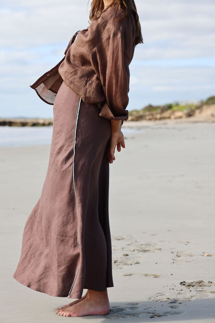 Remy Skirt - Choc & Mint