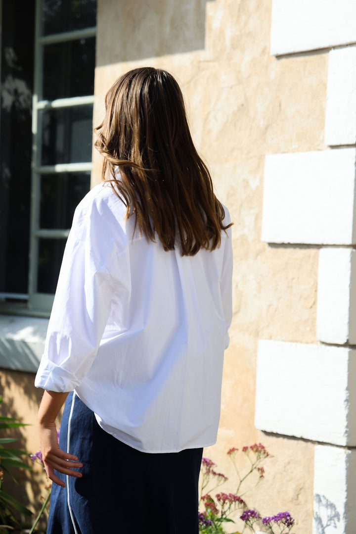 Remy Skirt - Navy & White