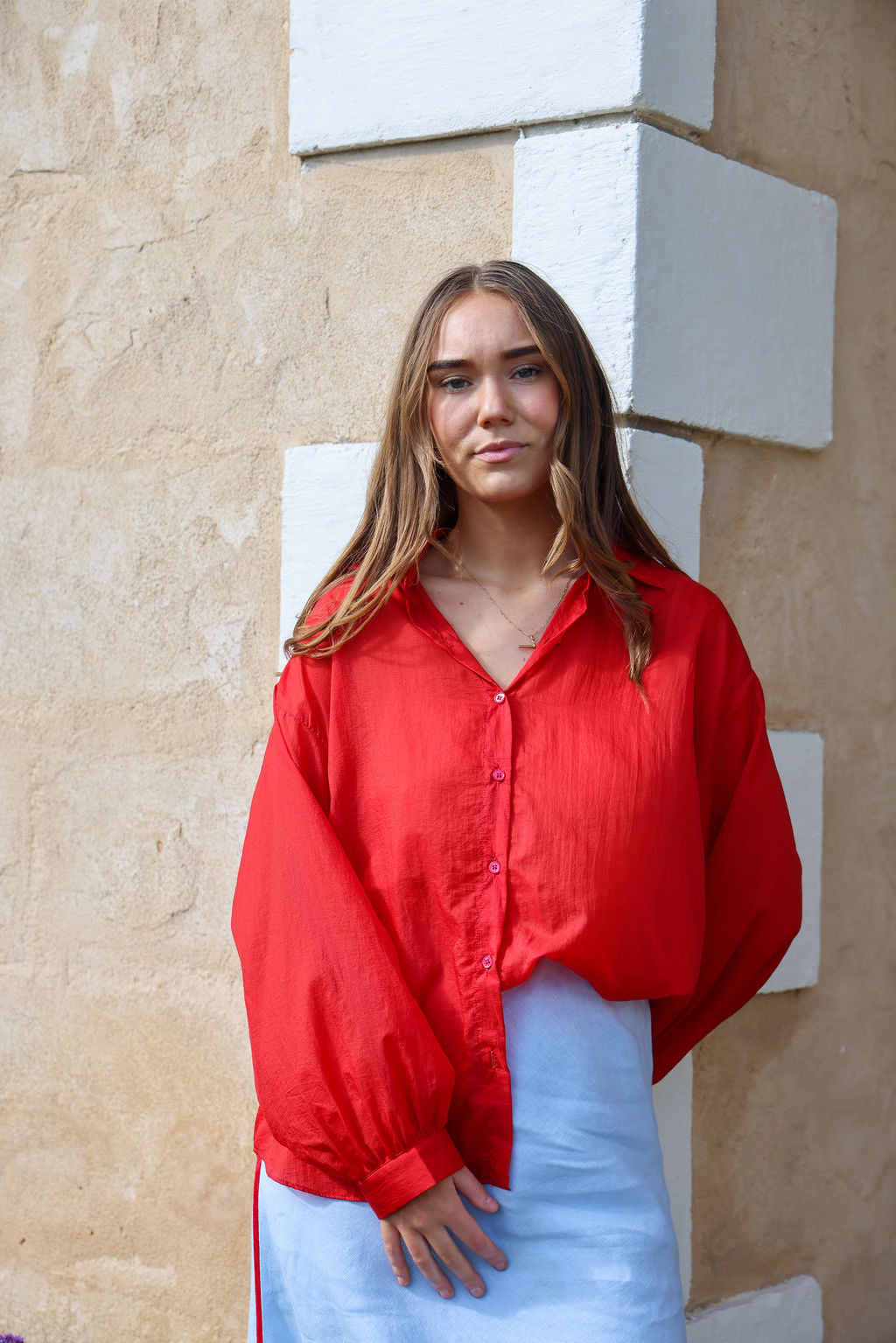 Franka Shirt - Chilli