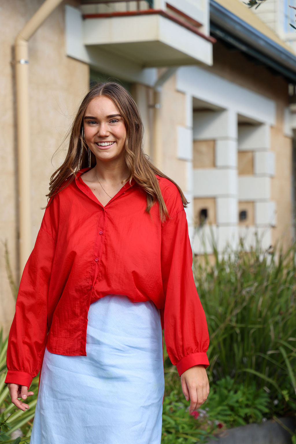 Franka Shirt - Chilli