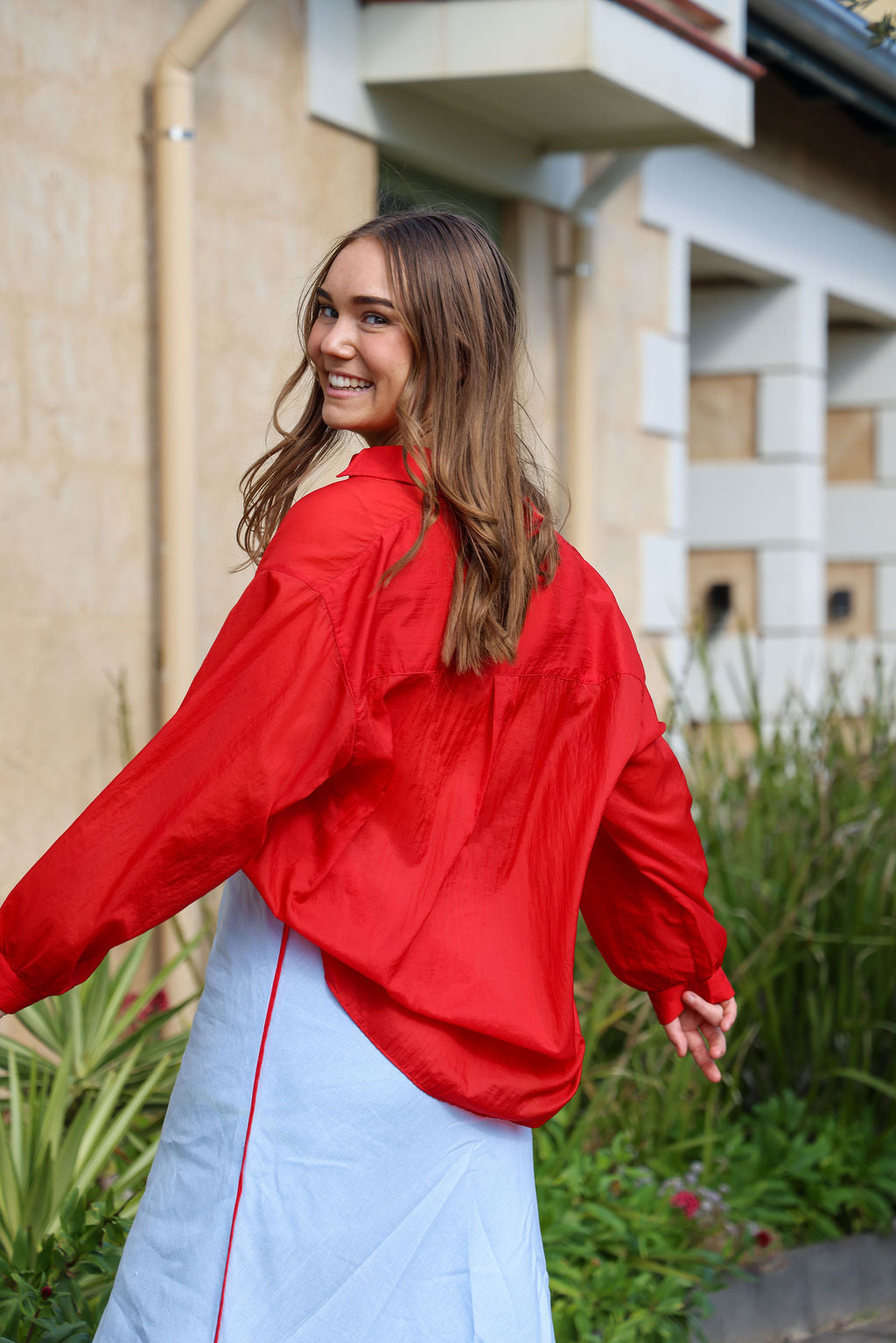 Franka Shirt - Chilli