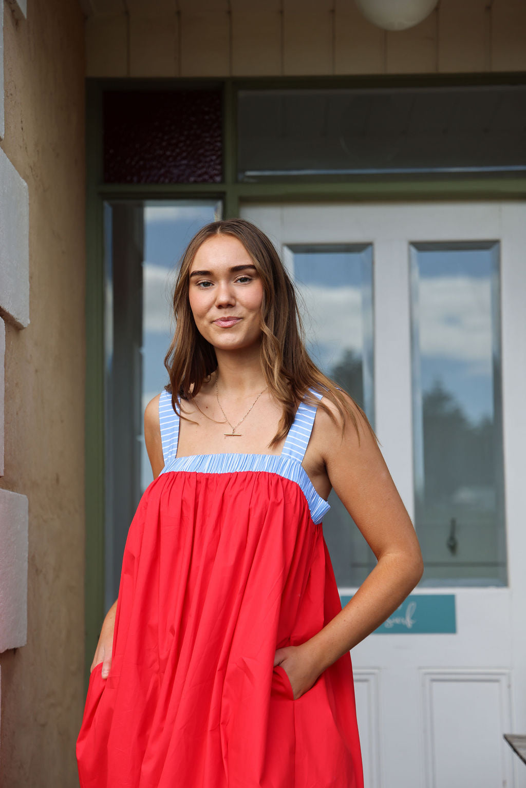 Pippa Dress - Chilli & Blue