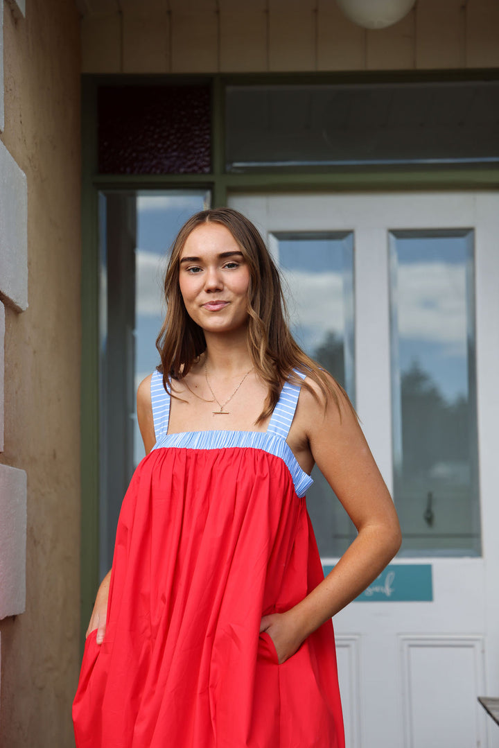 Pippa Dress - Chilli & Blue