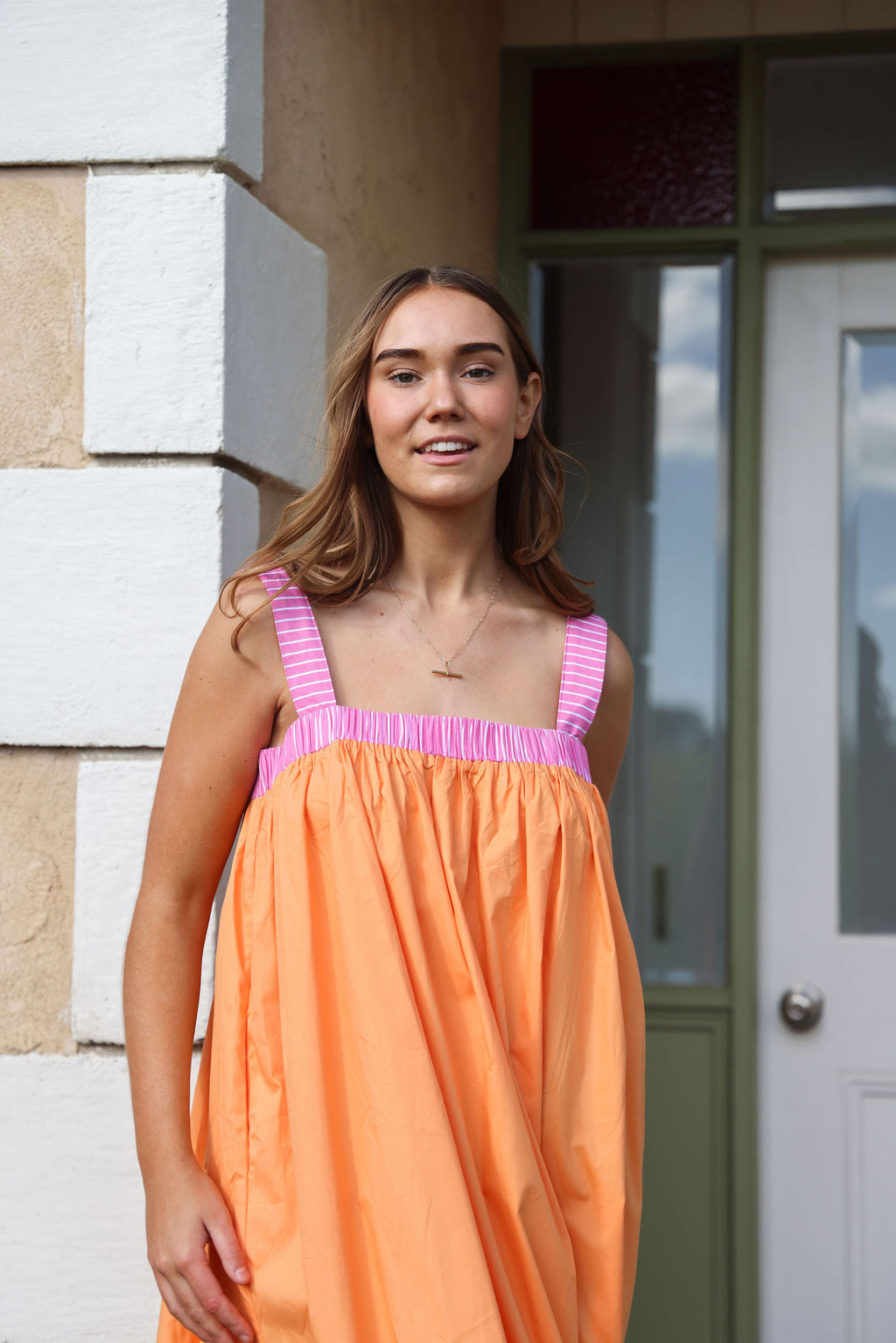 Pippa Dress - Sunrise & Pink