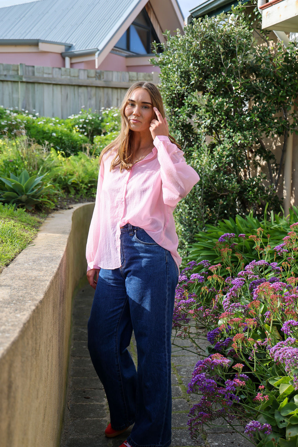 Franka Shirt - Blush