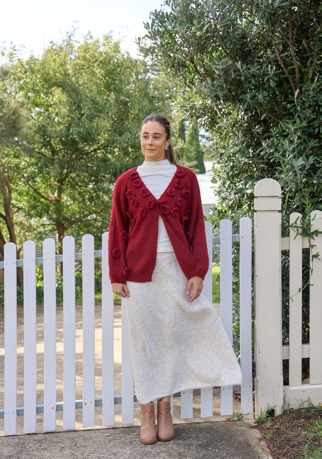 Cooper Set - Grey Marle (Jumper + Skirt)