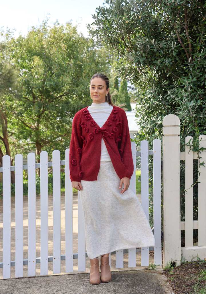 Cooper Set - Grey Marle (Jumper + Skirt)