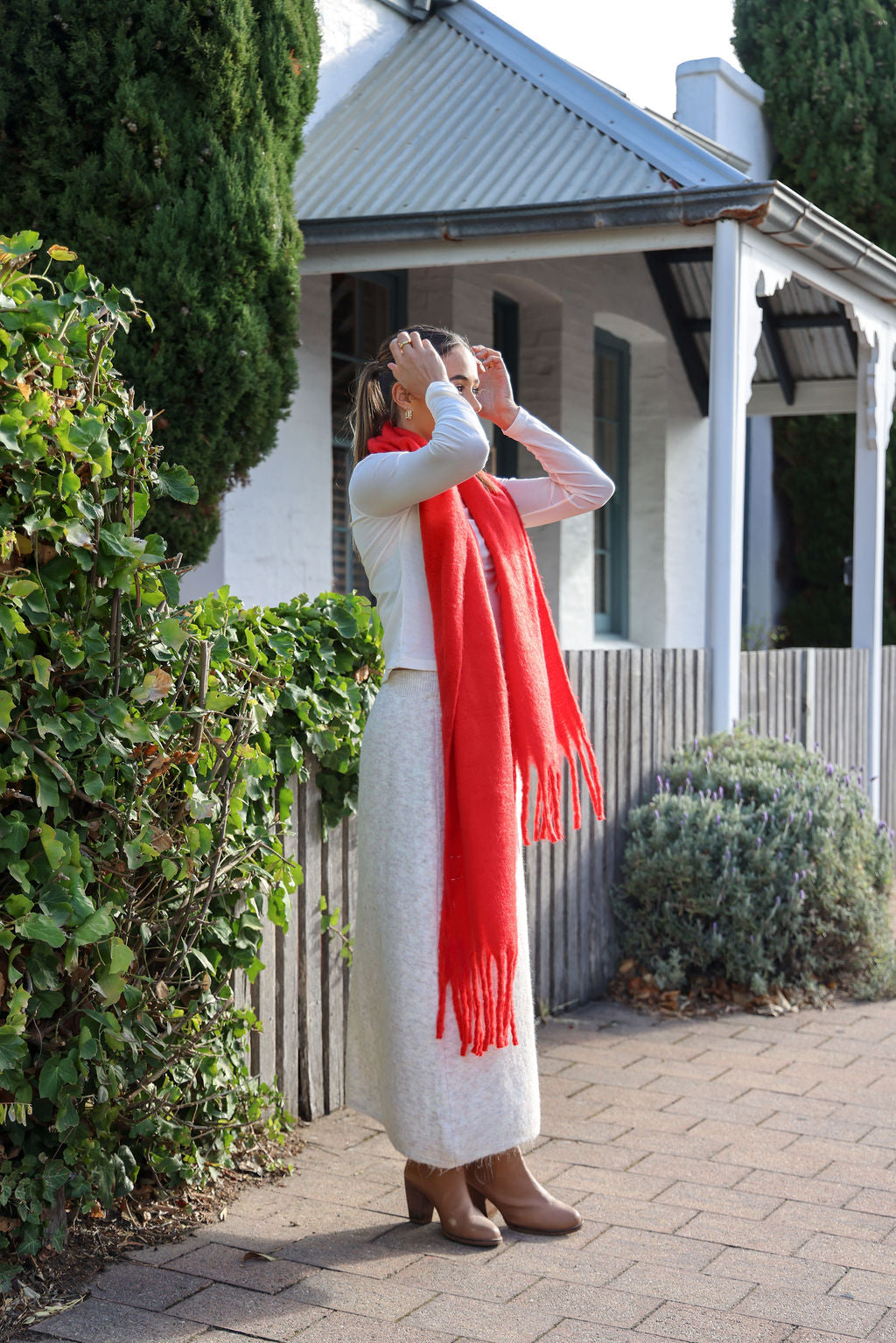 Watson Scarf - Tomato