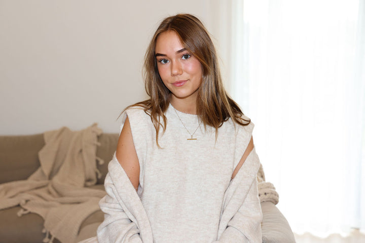 New York Sleeveless Top - Ecru