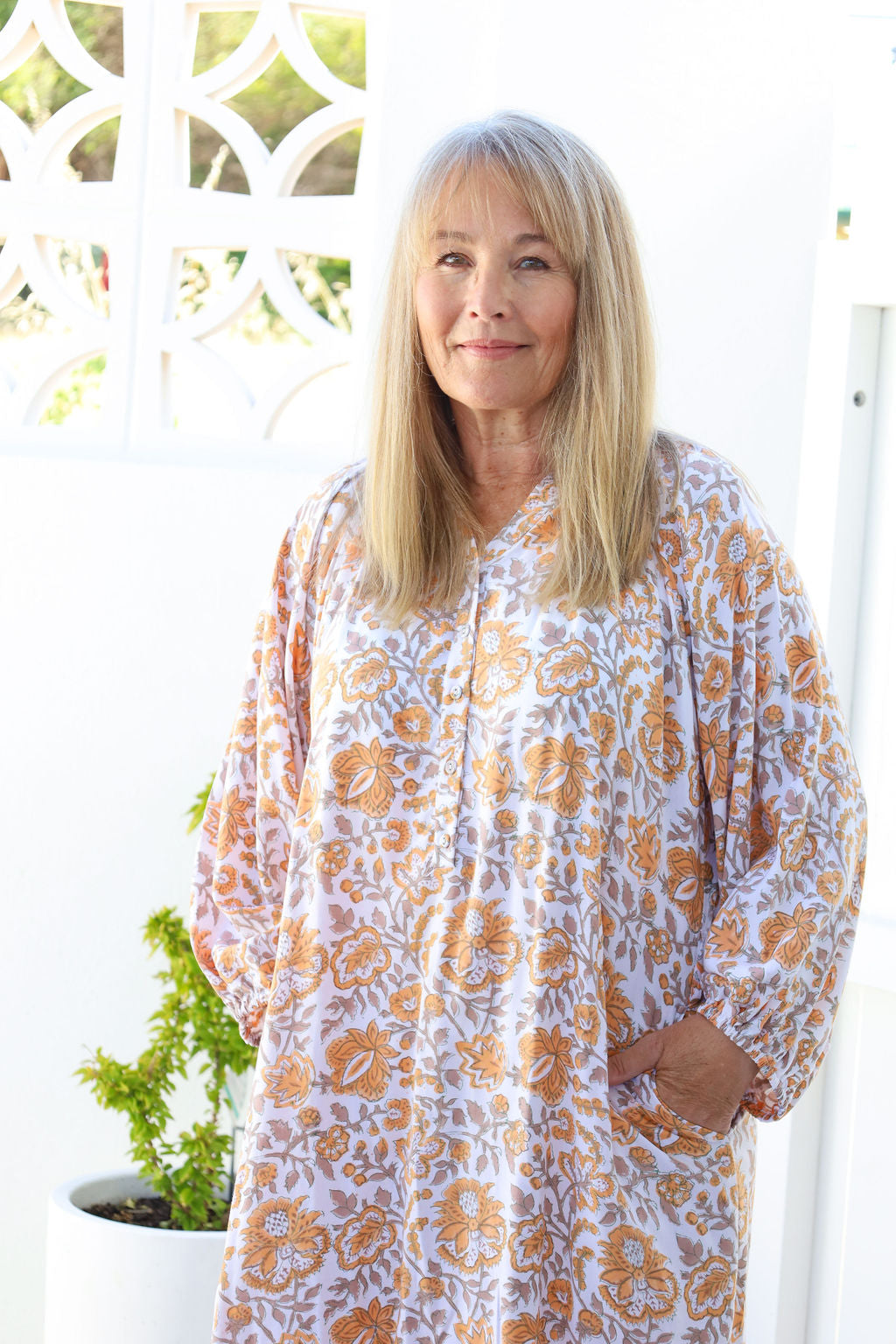 Zia Dress - Honey Blossom