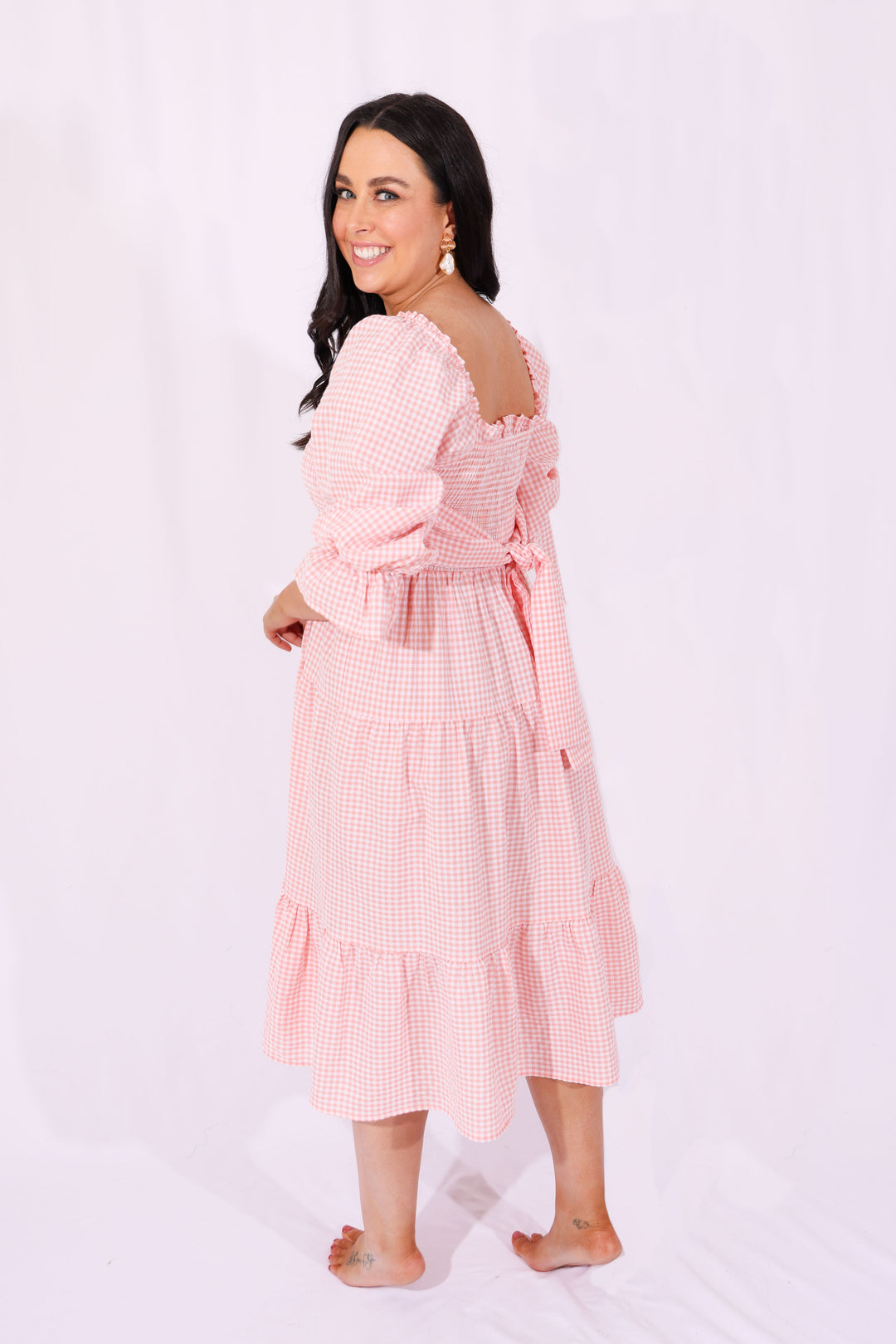 Goldie Dress Flamingo Pink