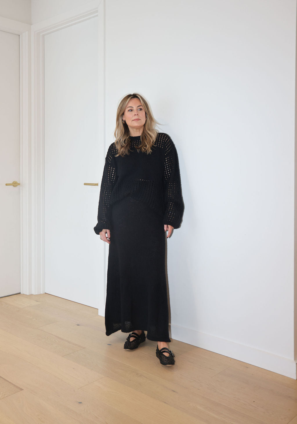 Jensen Set - Black (Jumper + Skirt)