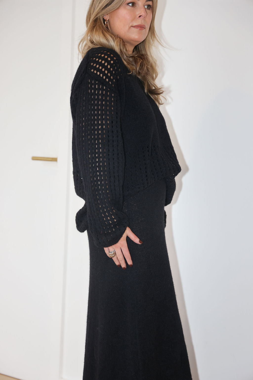 Jensen Set - Black (Jumper + Skirt)