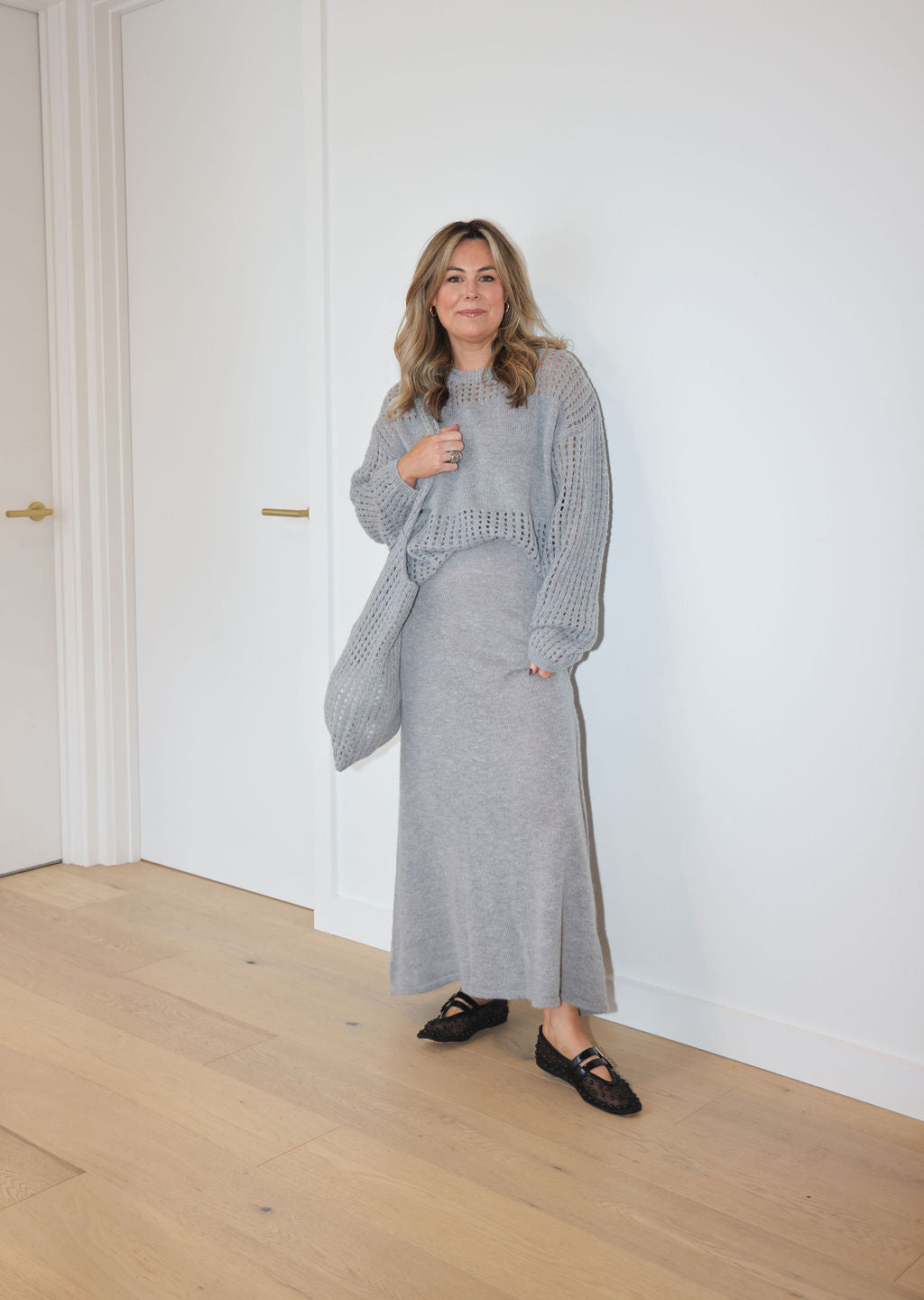 Jensen Set - Grey (Jumper + Skirt)