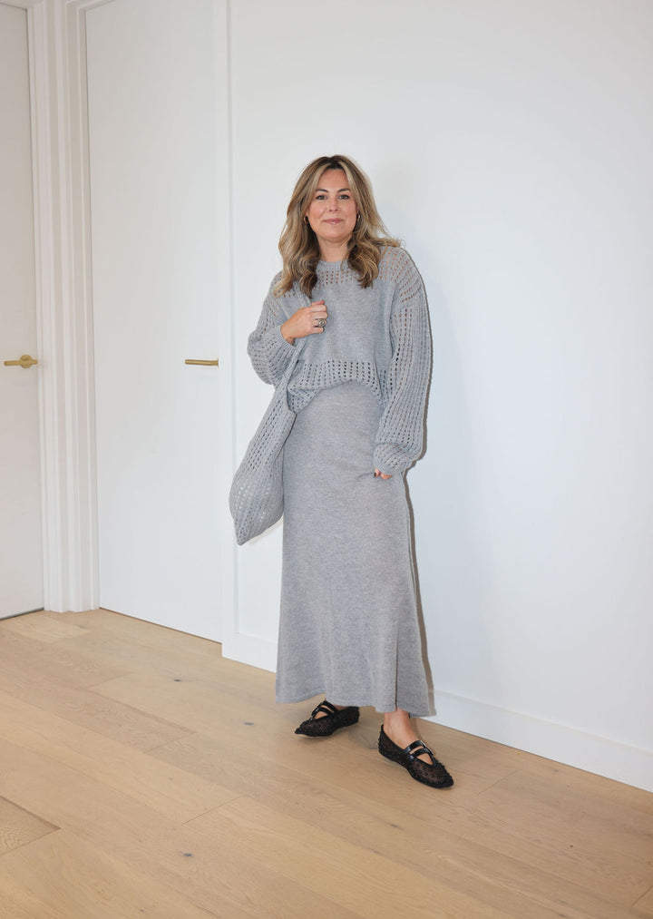 Jensen Set - Grey (Jumper + Skirt)