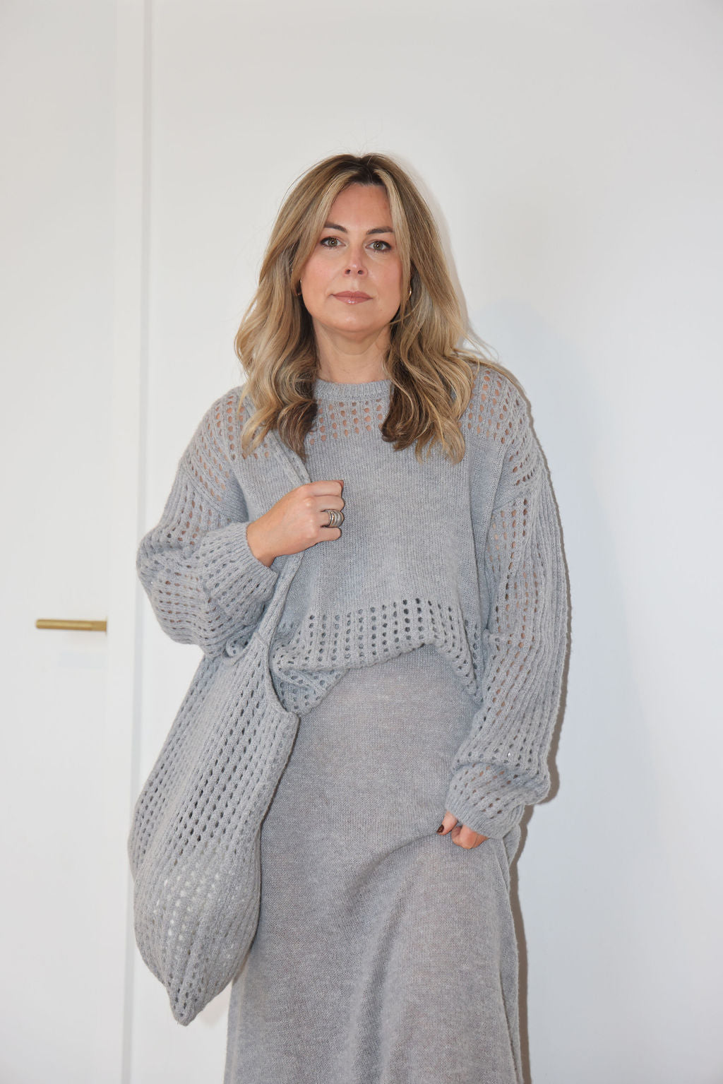 Jensen Set - Grey (Jumper + Skirt)