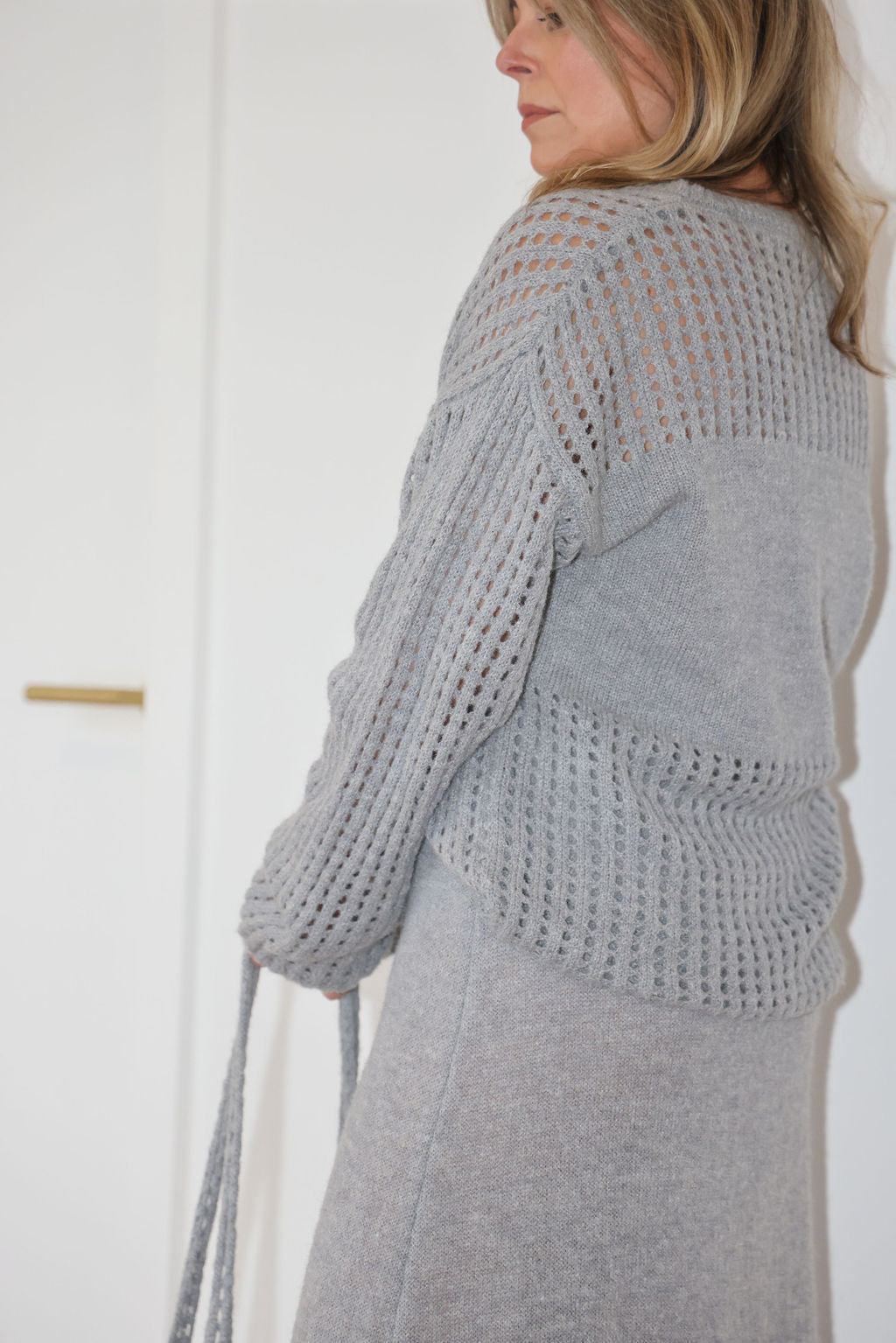 Jensen Set - Grey (Jumper + Skirt)