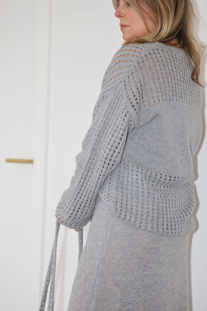 Jensen Set - Grey (Jumper + Skirt)