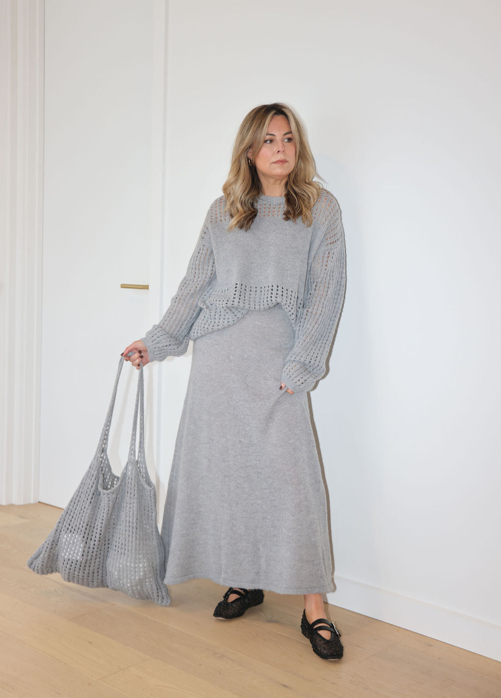 Jensen Set - Grey (Jumper + Skirt)
