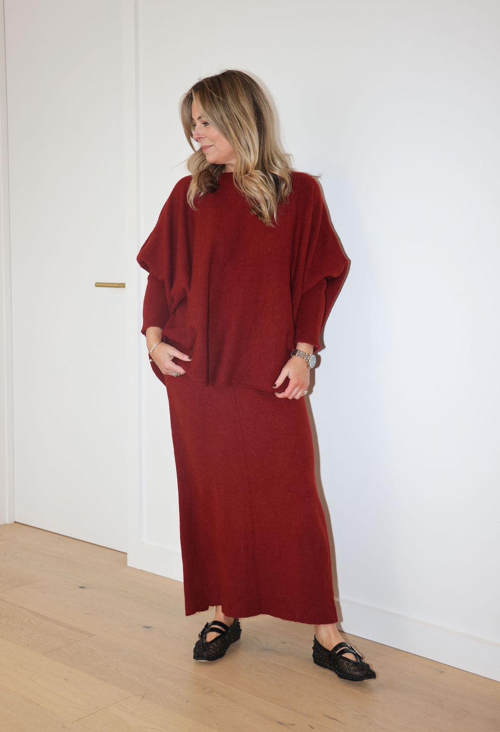 Wallace Set - Scarlet (Top & Skirt)