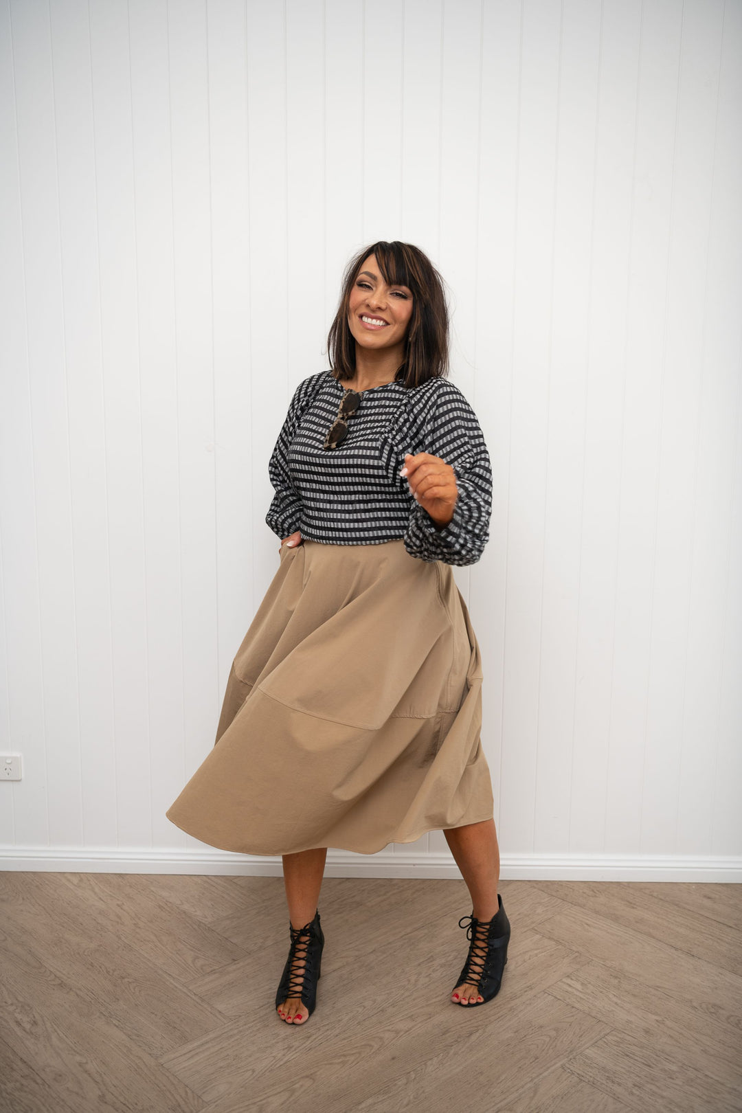 Gabrielle Skirt Caramel