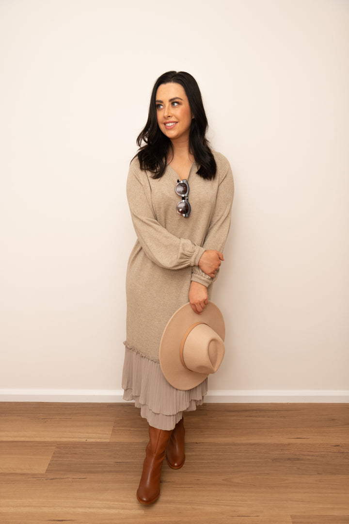 Clyde Dress Caramel