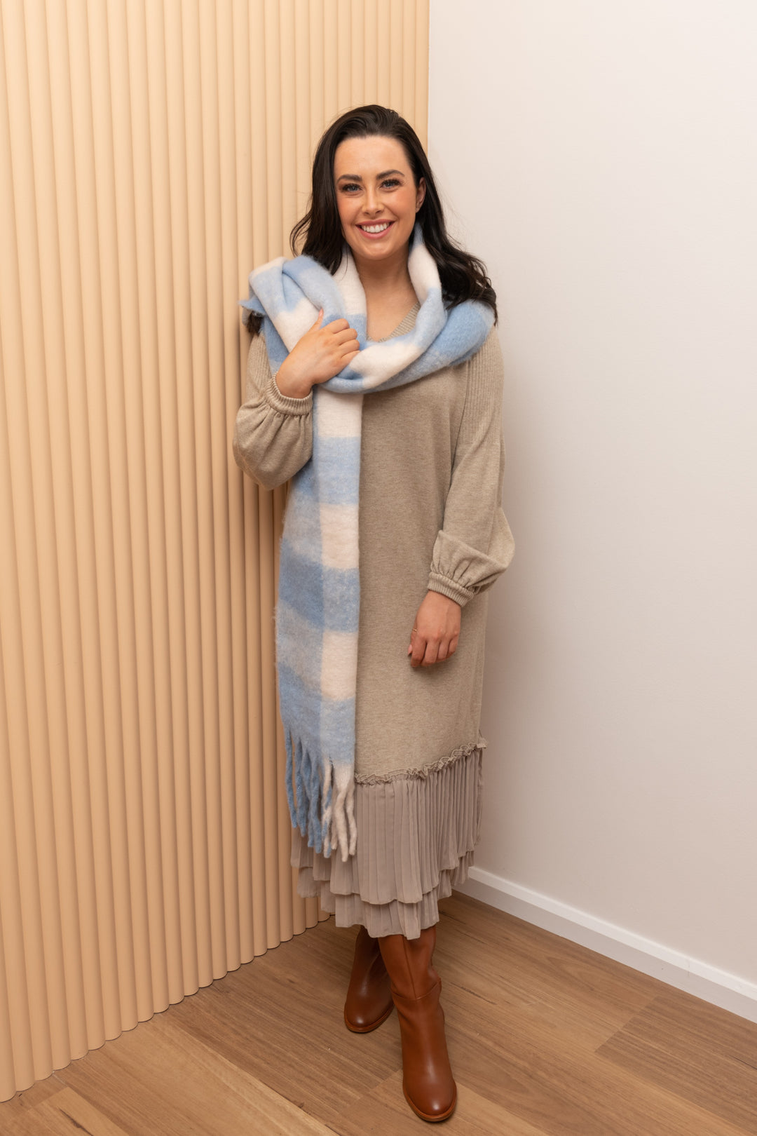 Clyde Dress Caramel
