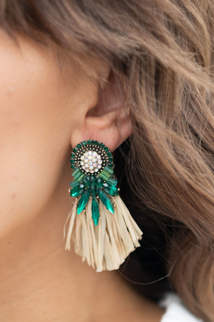 Savannah Earring Emerald