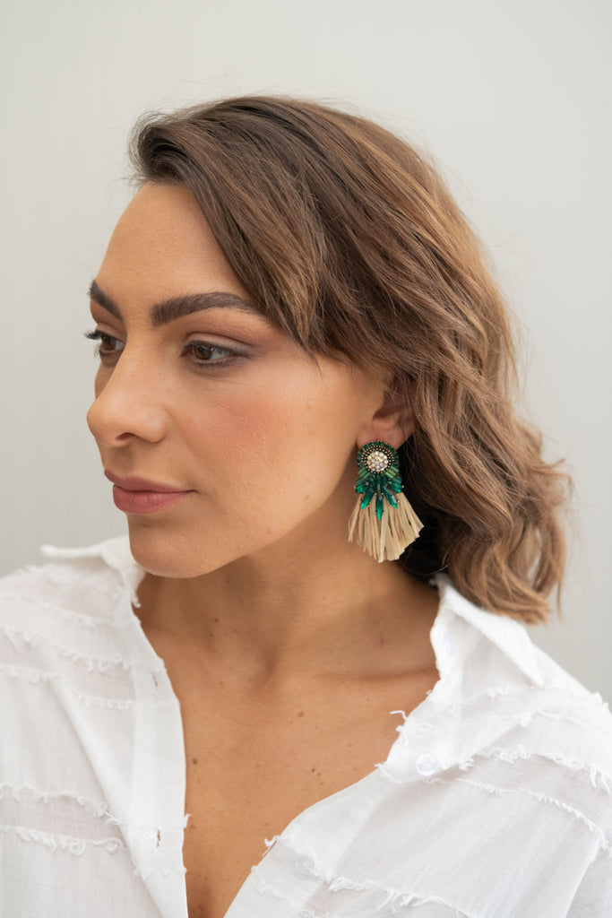 Savannah Earring Emerald