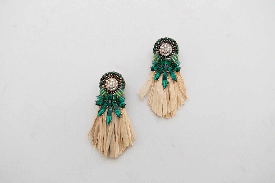 Savannah Earring Emerald