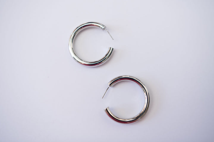 Elana Hoop - Silver