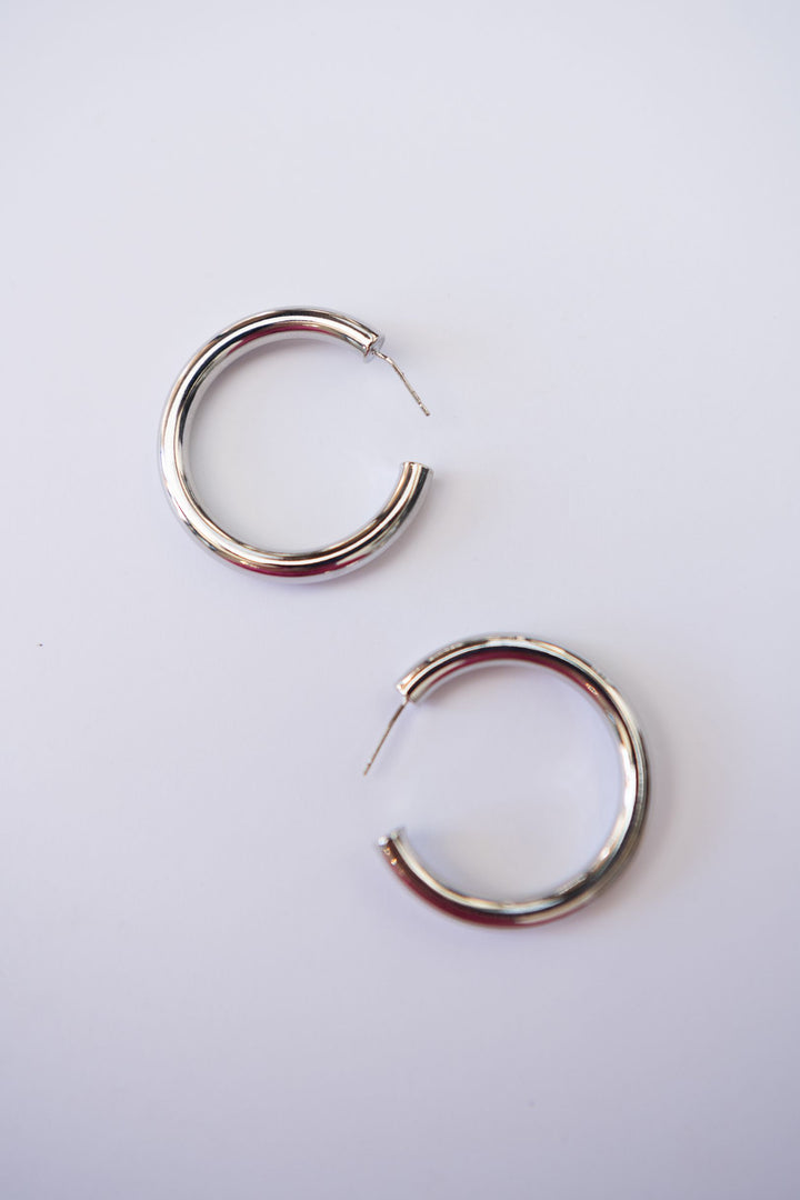Elana Hoop - Silver