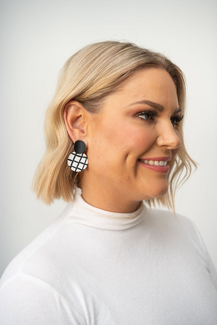 Hadley Earring - Check