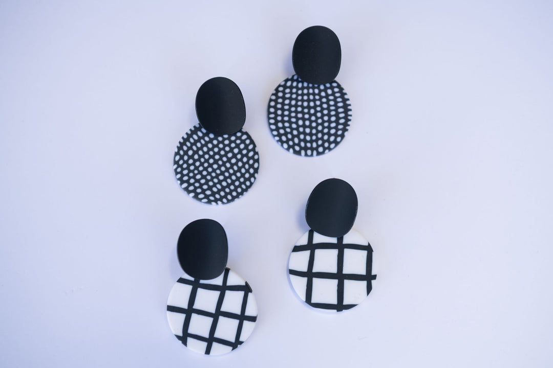 Hadley Earring - Check