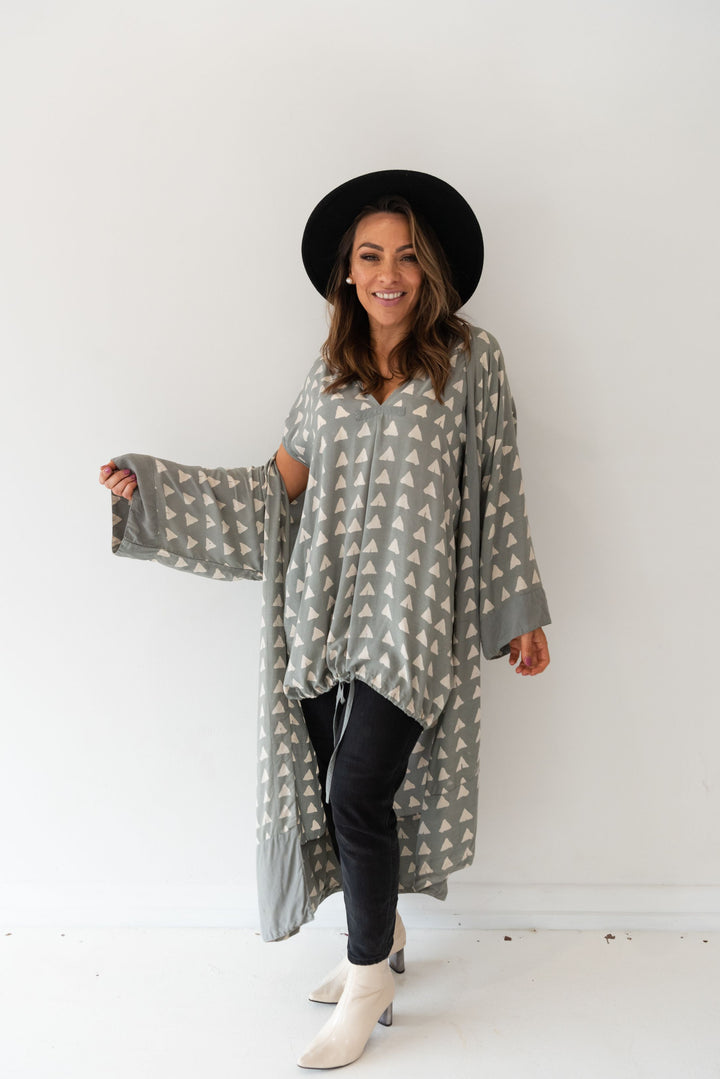 GRACIE KIMONO - Pewter