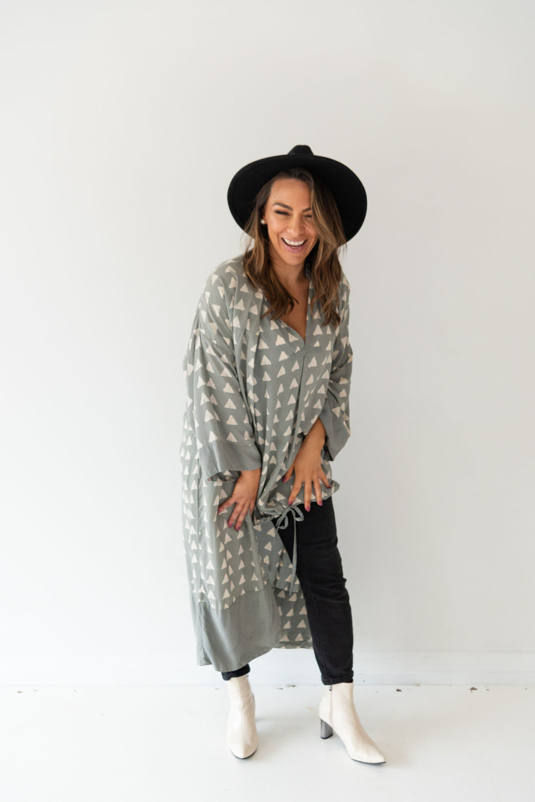 GRACIE KIMONO - Pewter