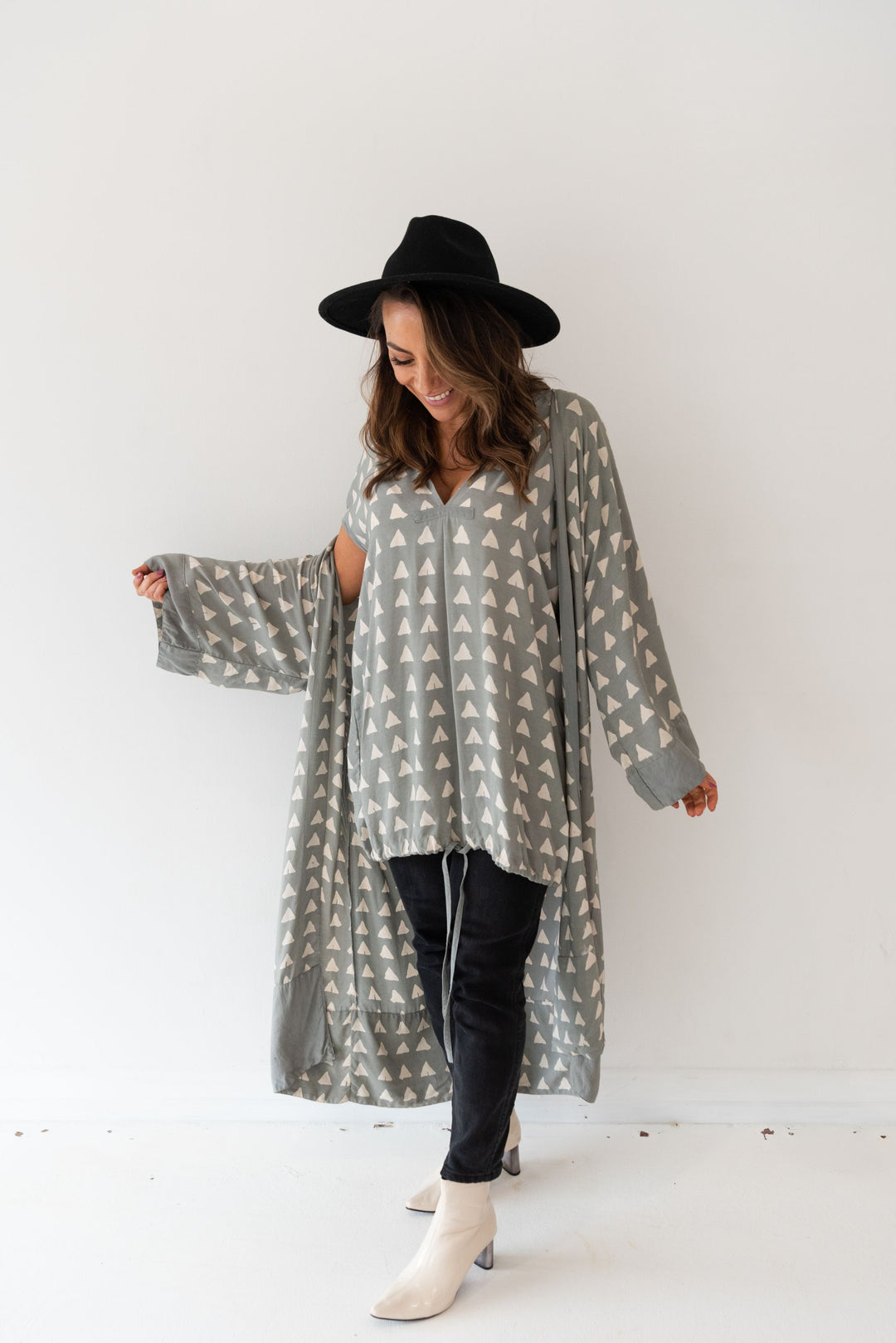 GRACIE KIMONO - Pewter