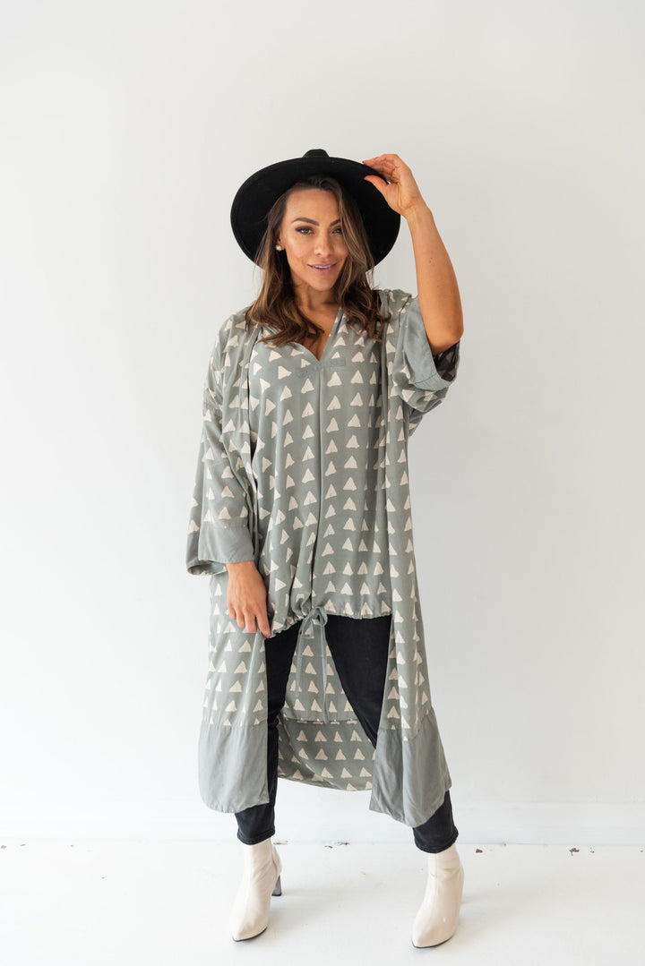 GRACIE KIMONO - Pewter