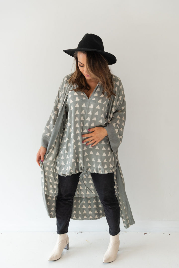 GRACIE KIMONO - Pewter